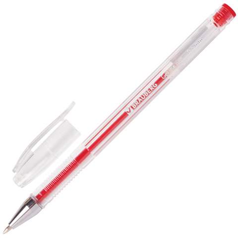 

Ручка гелевая Brauberg "Jet" 141020, красная, 0.35 мм, 12 штук
