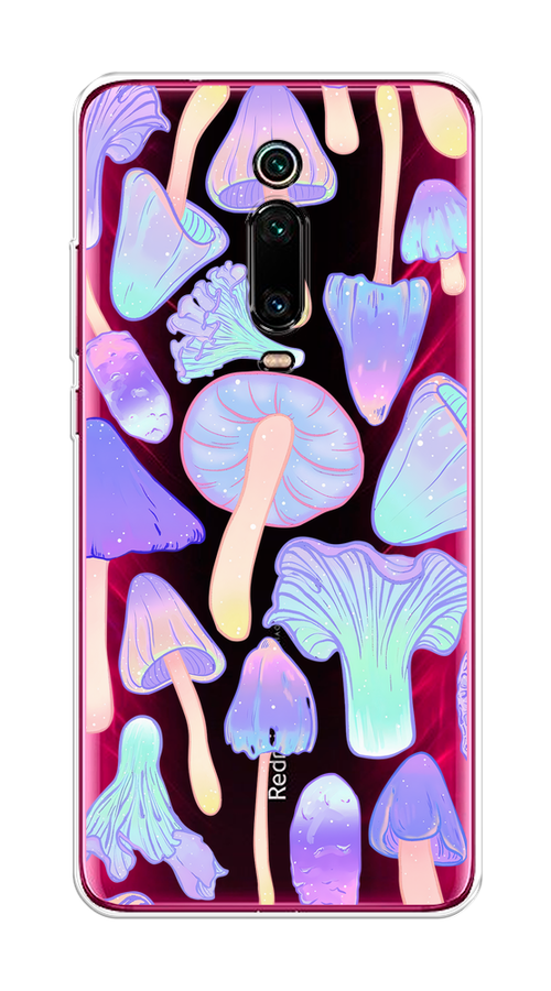 

Чехол на Xiaomi Redmi K20/K20 Pro/Mi 9T/9T Pro "Пастельные грибы", Фиолетовый;голубой, 35650-1