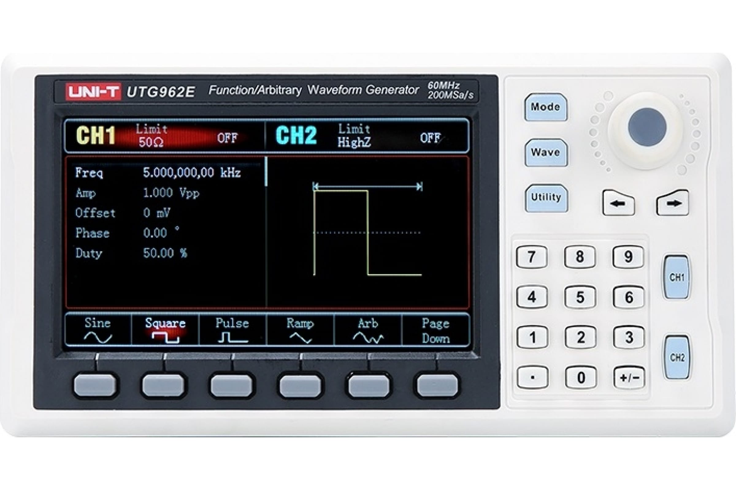 

UNI-T UTG962E Генератор сигналов 00-00007795
