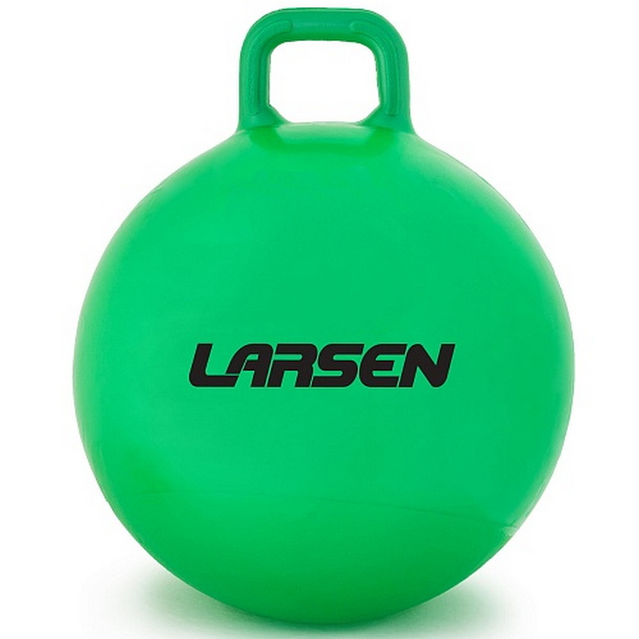 фото Мяч без массажного эффекта pvc-55 green, 55 см larsen