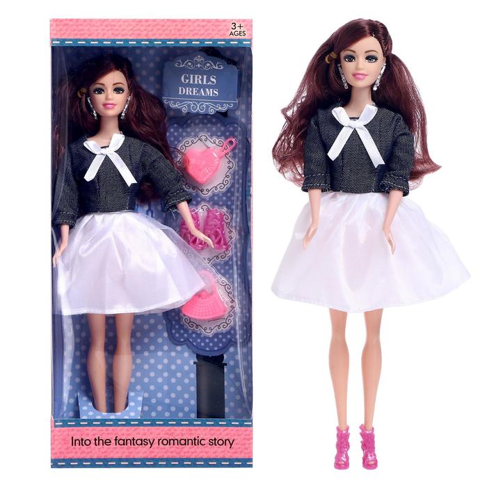 Кукла-модель «Алла» в платье, с аксессуарами, МИКС