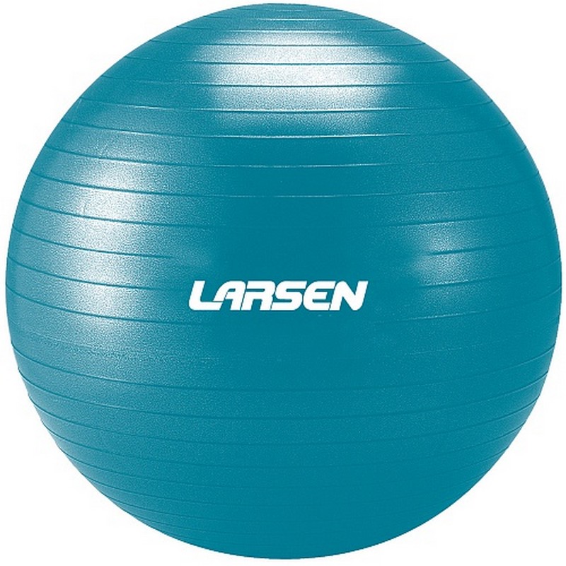 фото Мяч без массажного эффекта larsen rg-3 голубой, 75 см as4