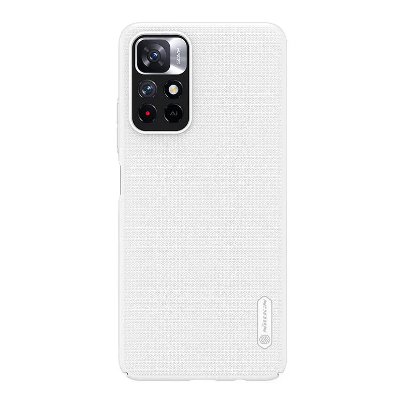 

Чехол Nillkin Super Frosted Shield для Xiaomi Poco M4 Pro матовый, белый, Super Frosted Shield