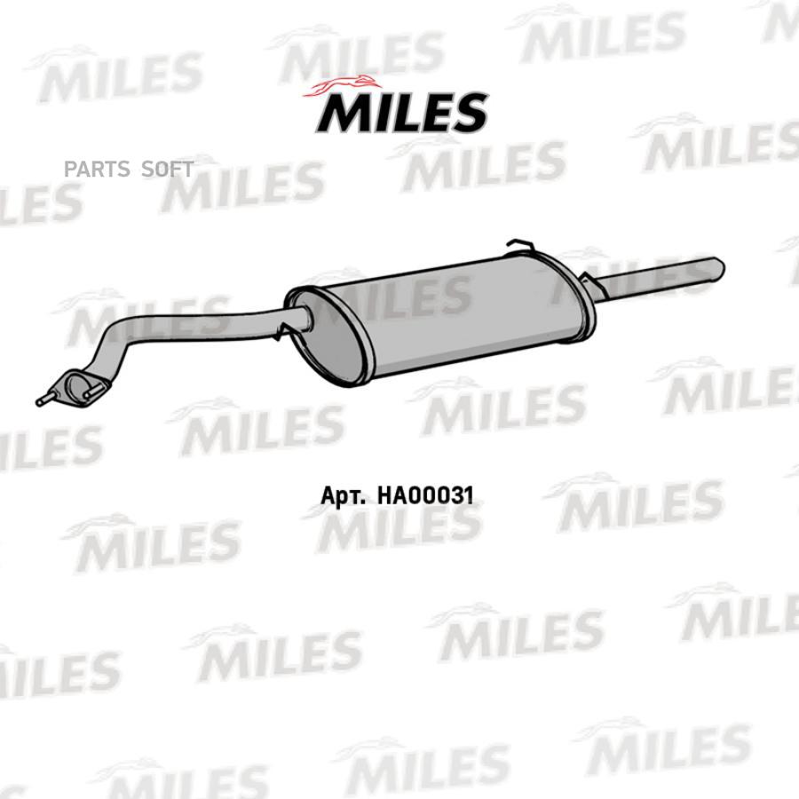 

Глушитель Daewoo Lanos / Sens 97> Miles HA00031