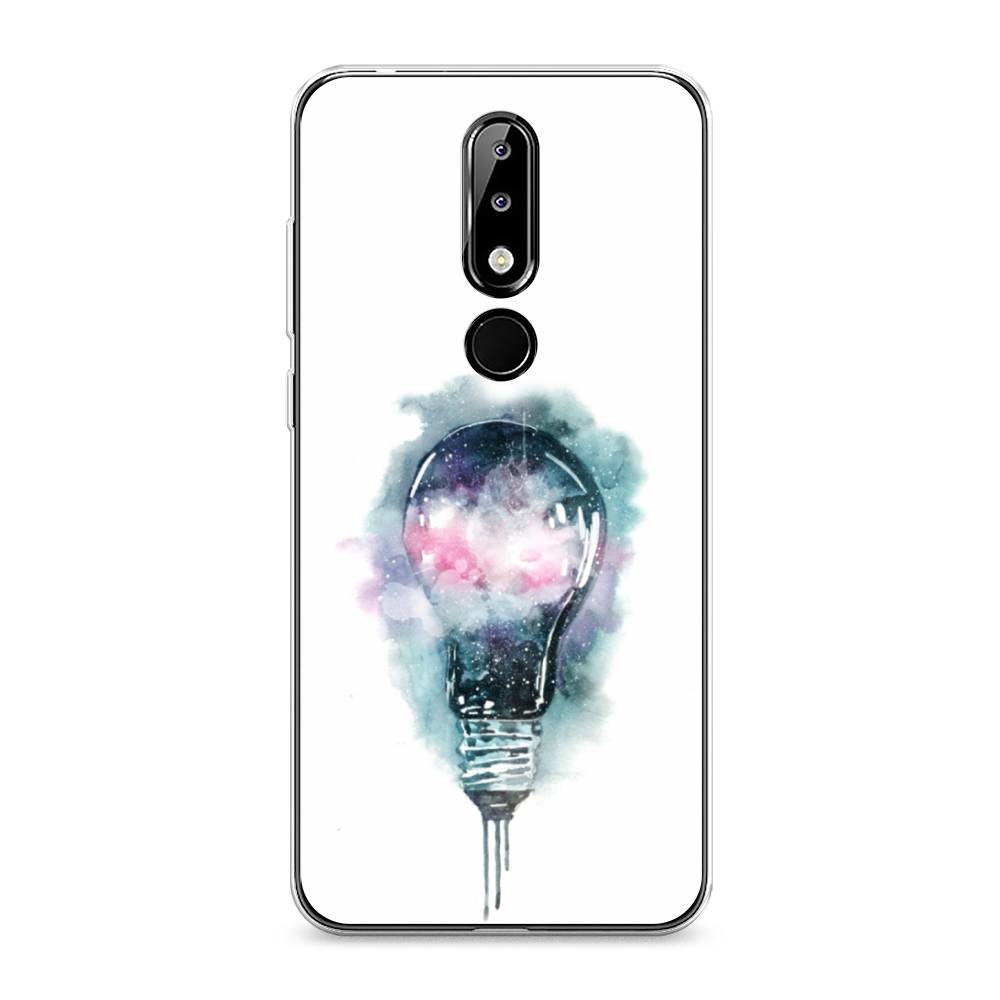 

Чехол на Nokia 5.1 Plus (X5) "Волшебная лампа", Белый;серый, 121950-4