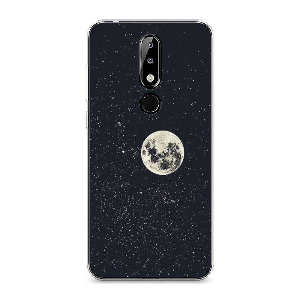 

Чехол на Nokia 5.1 Plus (X5) "Полнолуние", Красный, 121950-2