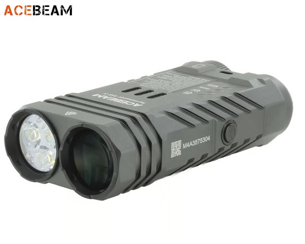 Фонарь Acebeam Terminator M2-X Gray Cool White, 11 режимов, 500 метров, 3200 люмен