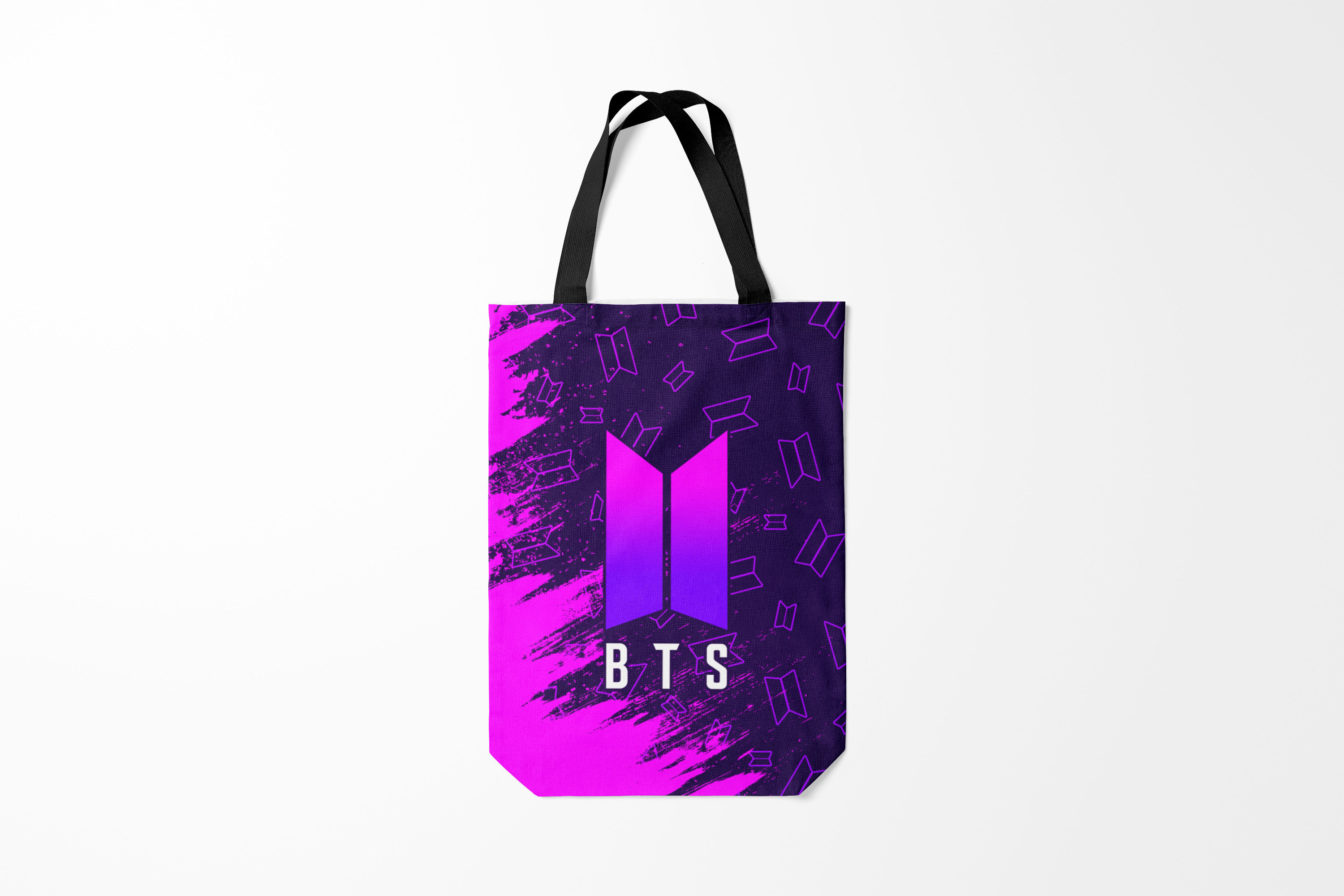 

Сумка шoппер унисекс Burnettie BTS БТС,, BTS БТС