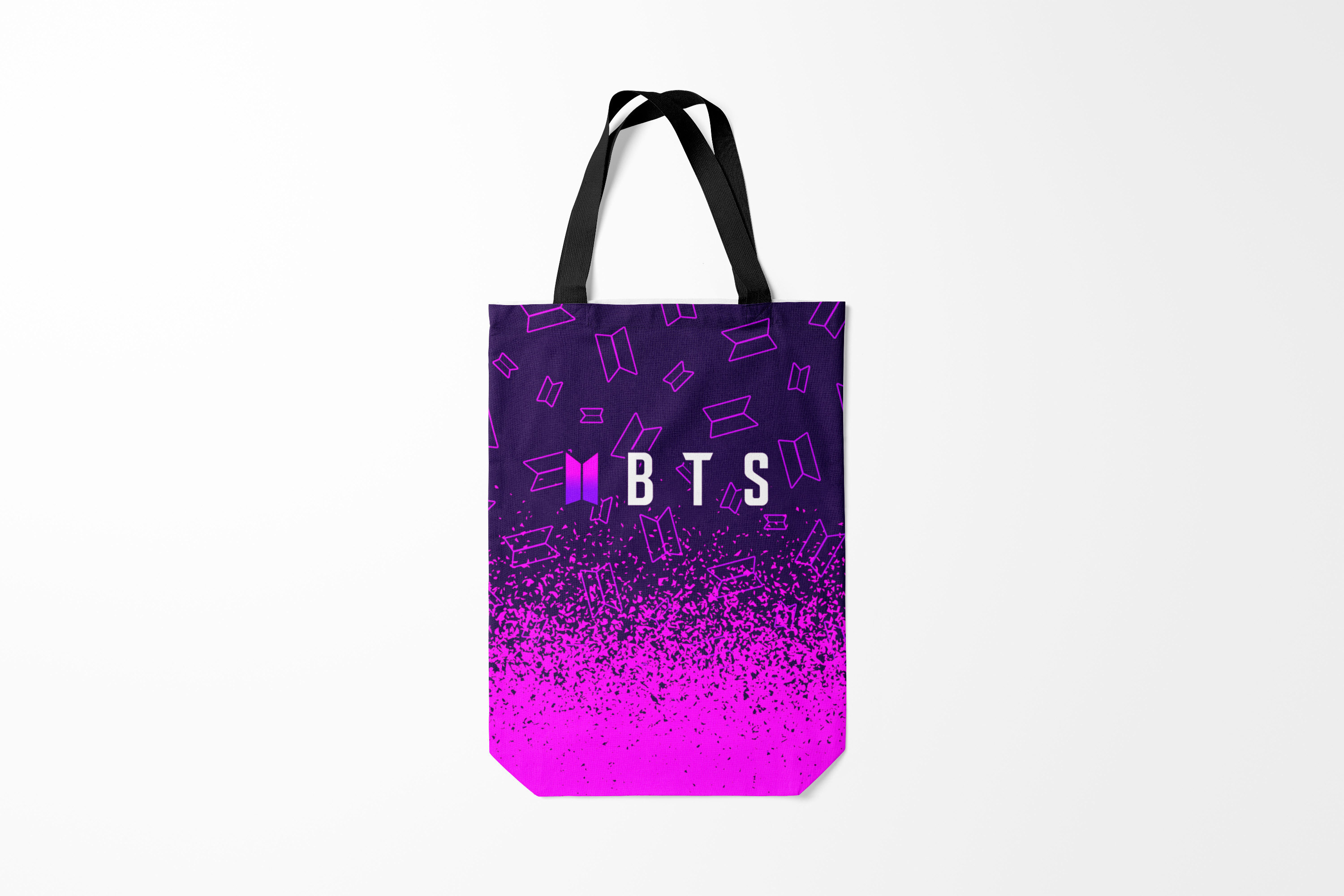 

Сумка шoппер унисекс Burnettie BTS БТС,, BTS БТС