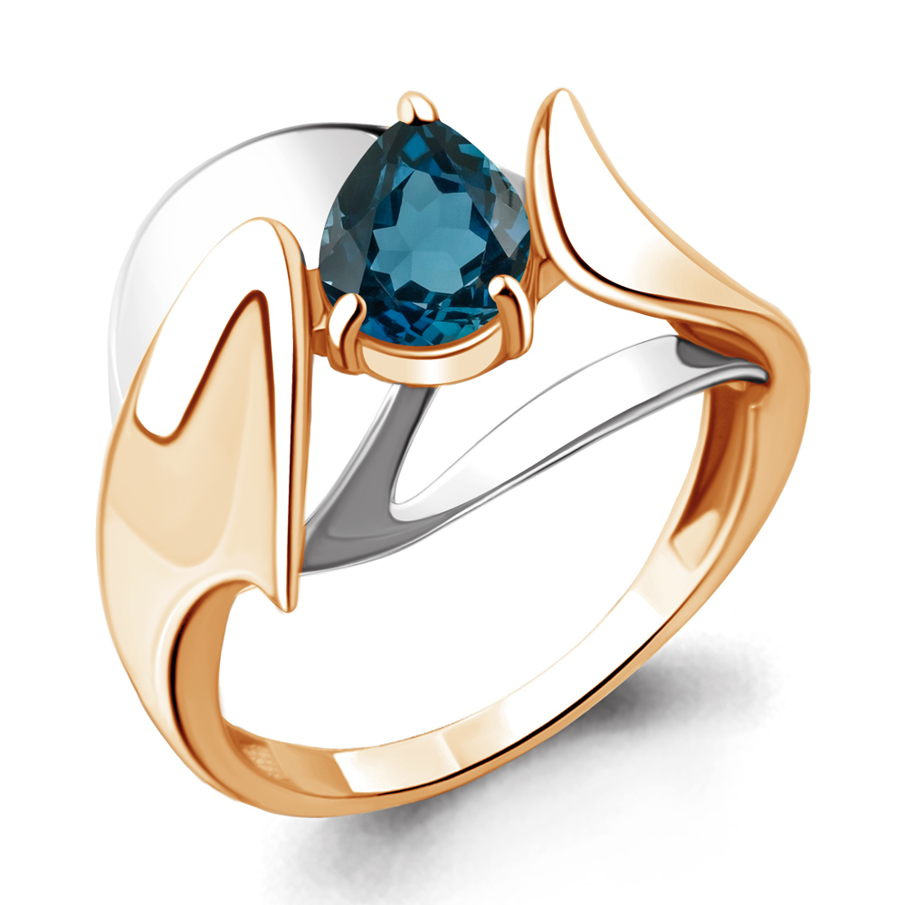 

Кольцо из серебра р.  AQUAMARINE 6591108_925_з, 6591108_925_з