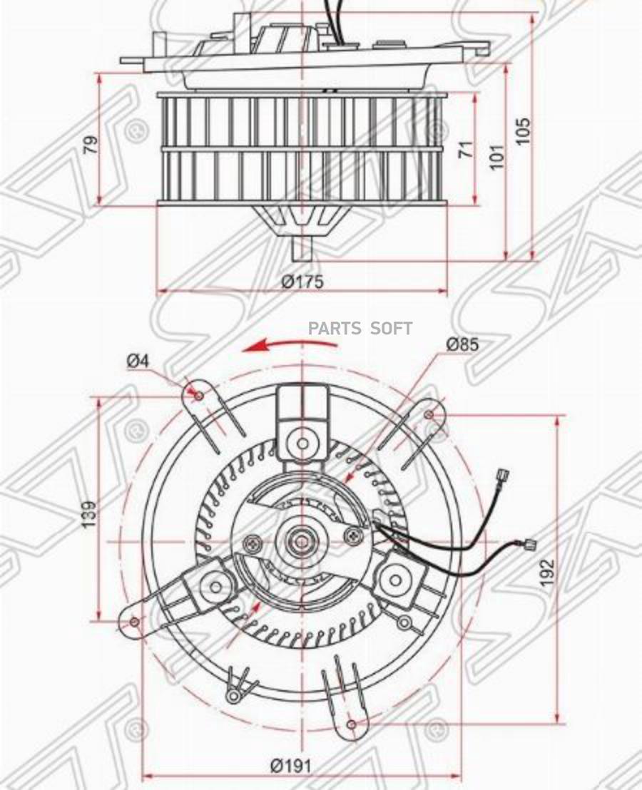 

Мотор Отопителя Салона Mercedes E-Class W210 95-02 Sat арт. ST-A2108202442