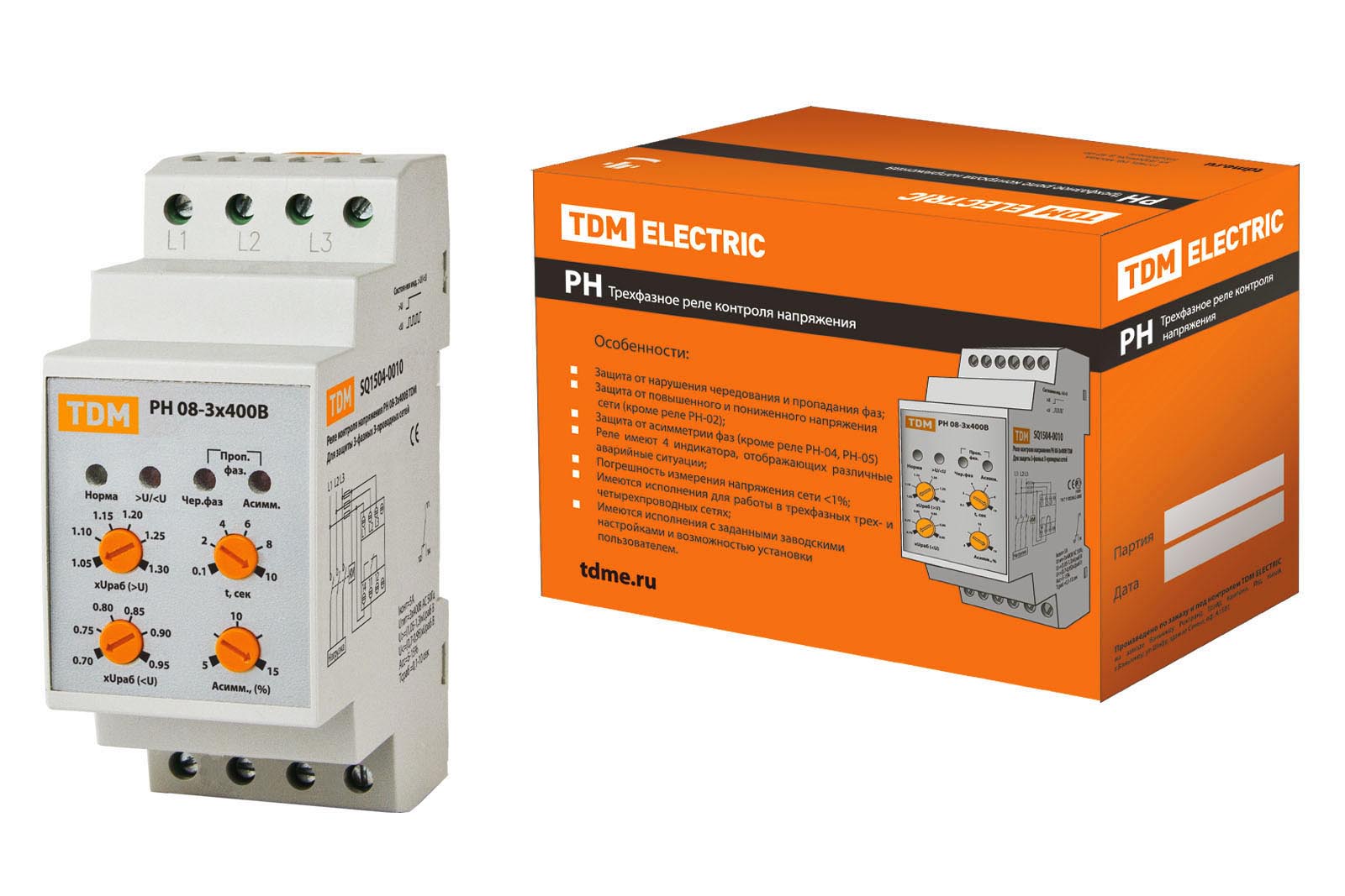 

Реле TDM ELECTRIC SQ1504-0010