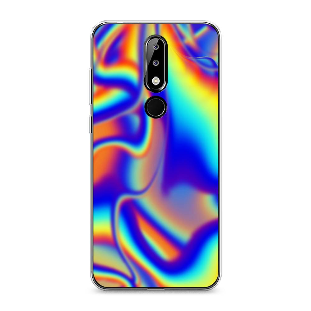 

Чехол на Nokia 5.1 Plus (X5) "Яркая голограмма", Разноцветный, 121950-3