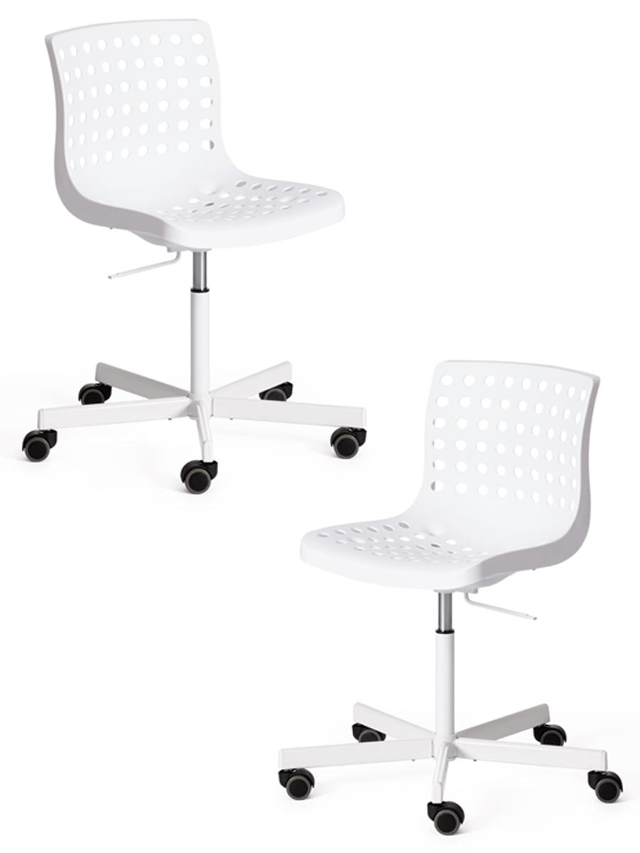 

Комплект офисных кресел TetChair SKALBERG OFFICE 2 шт., пластик, белый, SKALBERG OFFICE (mod. C-084-B)