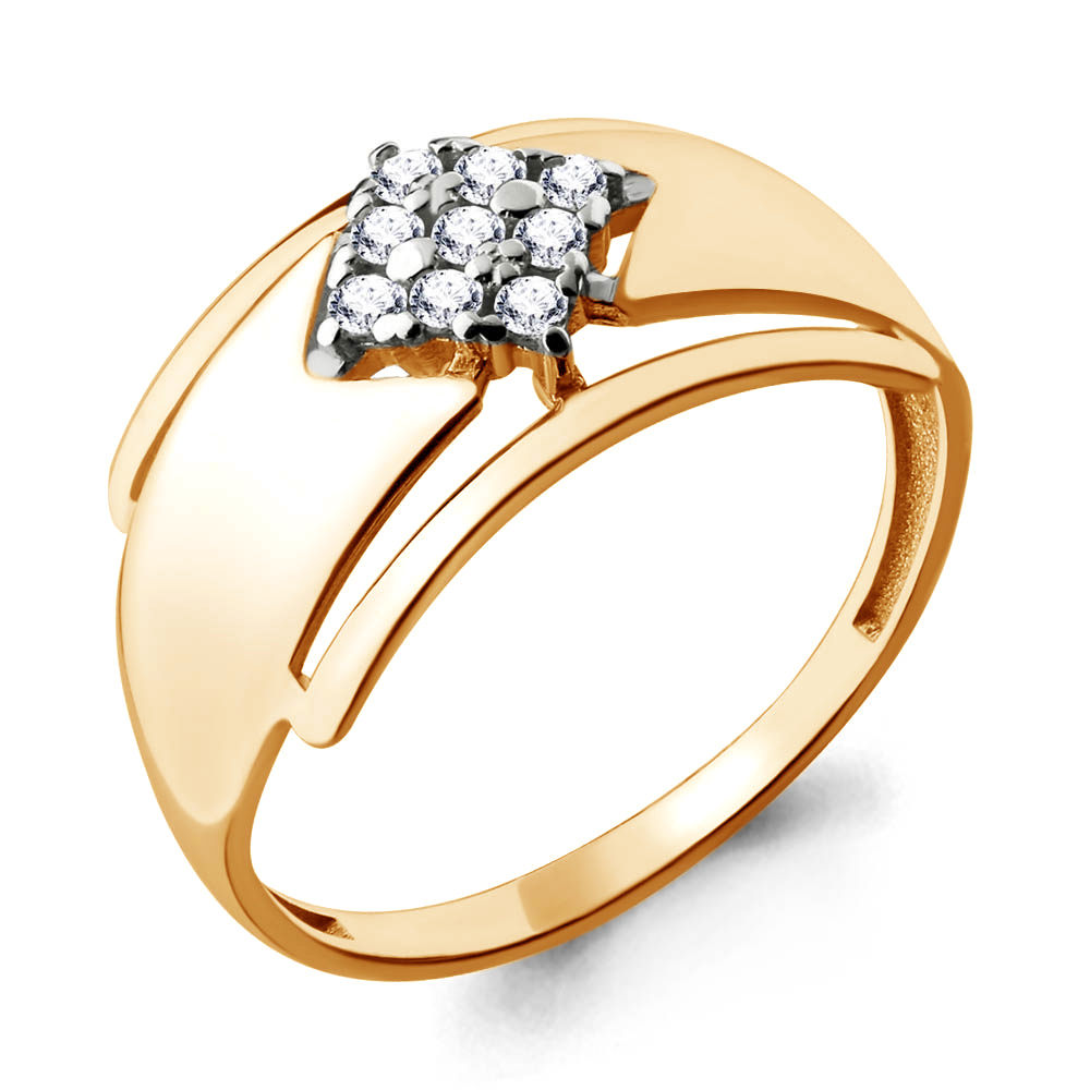 

Кольцо из серебра р. 19,5 AQUAMARINE 68027А_925_з, 68027А_925_з