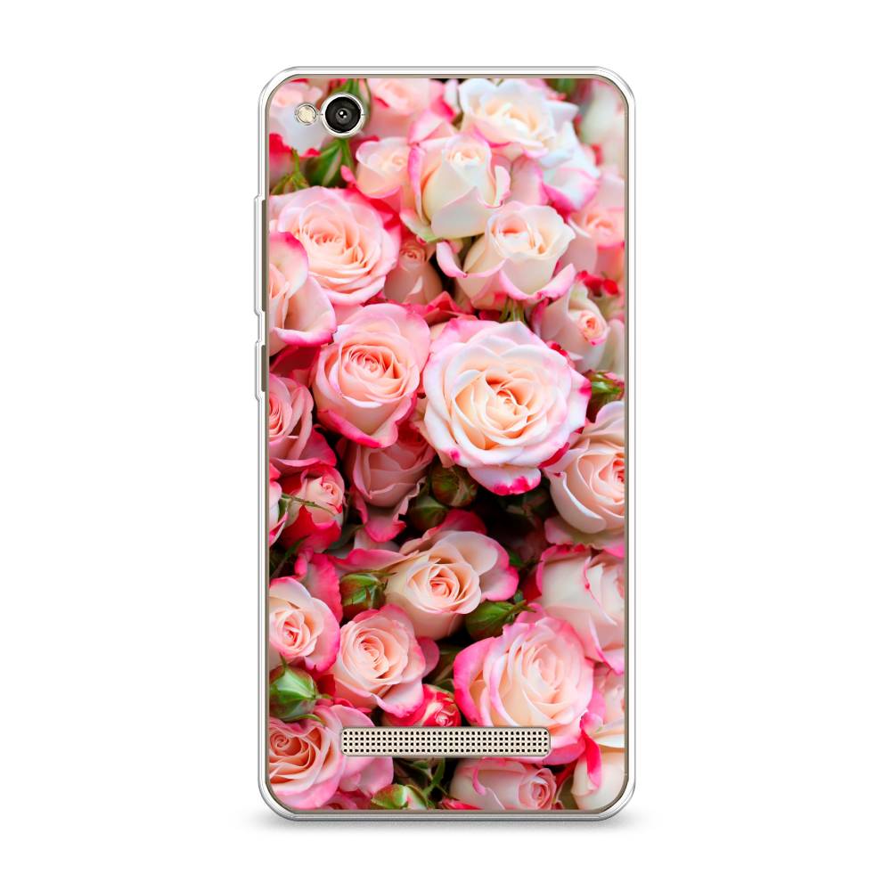 

Чехол на Xiaomi Redmi 4A"Много роз", Розовый, 31350-2