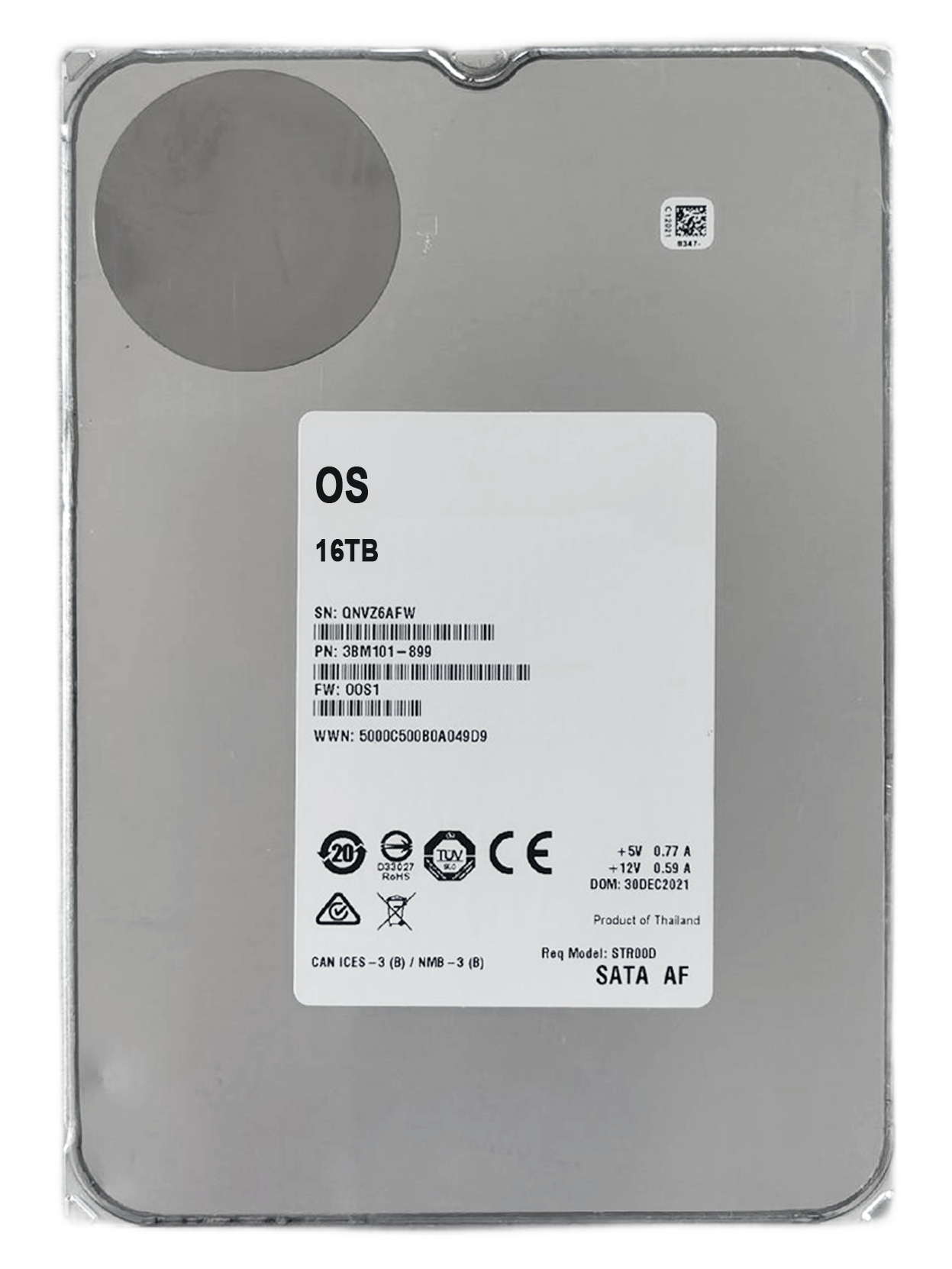 

Жесткий диск OS 16TB HDD ST12000NM0037 ST16000NM001G, ST12000NM0037 (ST16000NM001G)