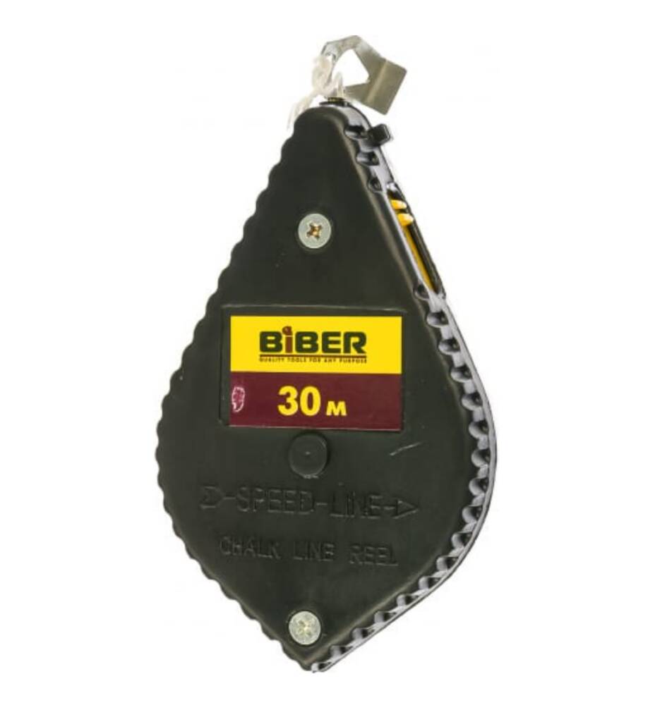 

Отбивочный шнур в противоударном корпусе, 30 м Biber 43130 тов-054504
