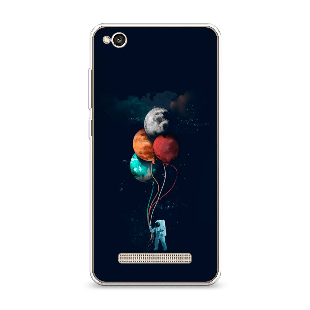 

Чехол на Xiaomi Redmi 4A"Космонавт с шариками", Разноцветный, 31350-4