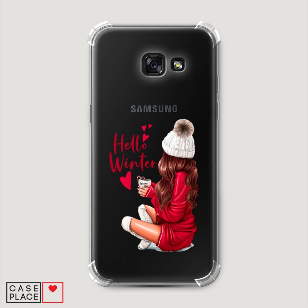 фото Чехол awog "hello winter" для samsung galaxy a5 2017