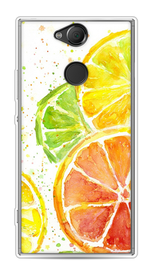 

Чехол на Sony Xperia XA2 "Цитрусовые", Белый;желтый;красный;зеленый, 53150-1