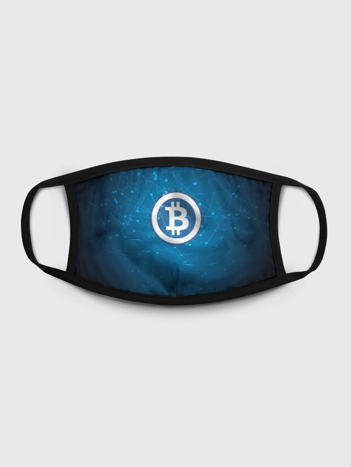 

Многоразовая маска унисекс Burnettie Bitcoin Blue Биткоин, Разноцветный, Bitcoin Blue Биткоин