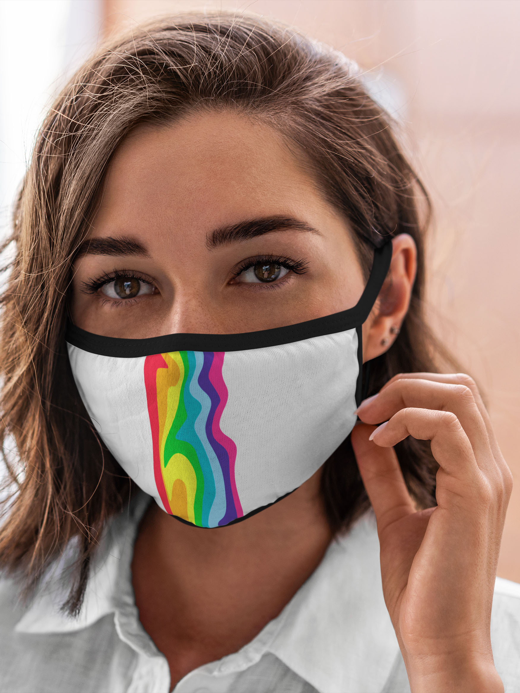 

Многоразовая маска унисекс Burnettie Pop Art Радуга Oko, Разноцветный, Pop Art Радуга Oko