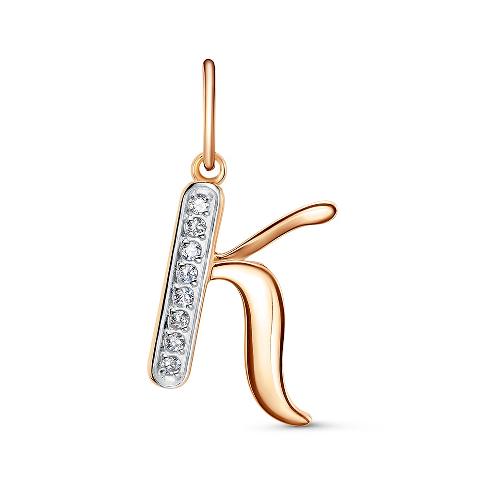 

Подвеска из золота 585Gold 603006371, фианит, 603006371