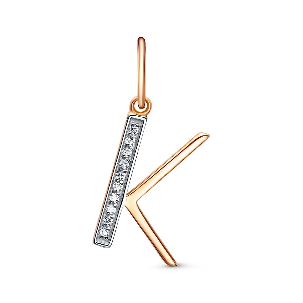 

Подвеска из золота 585Gold 603006366, фианит, 603006366