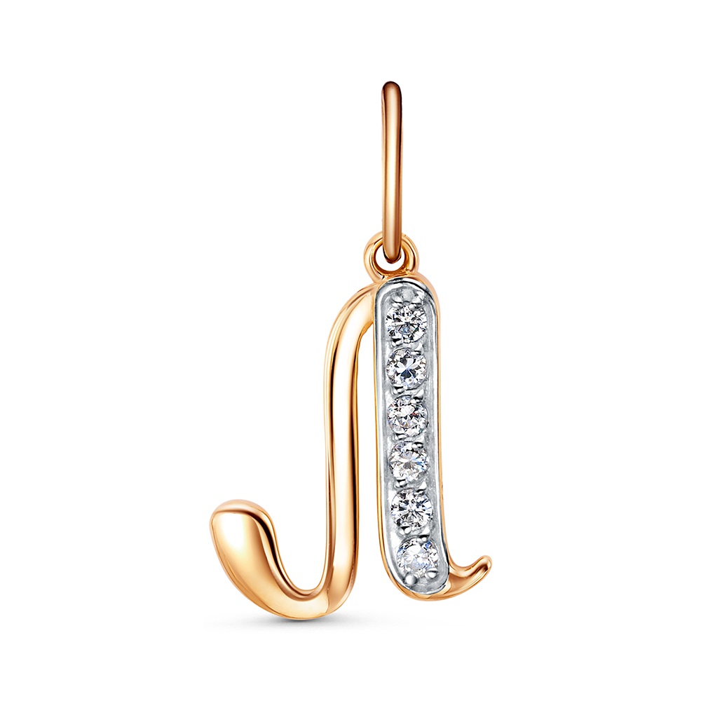 

Подвеска из золота 585Gold 603006367, фианит, 603006367