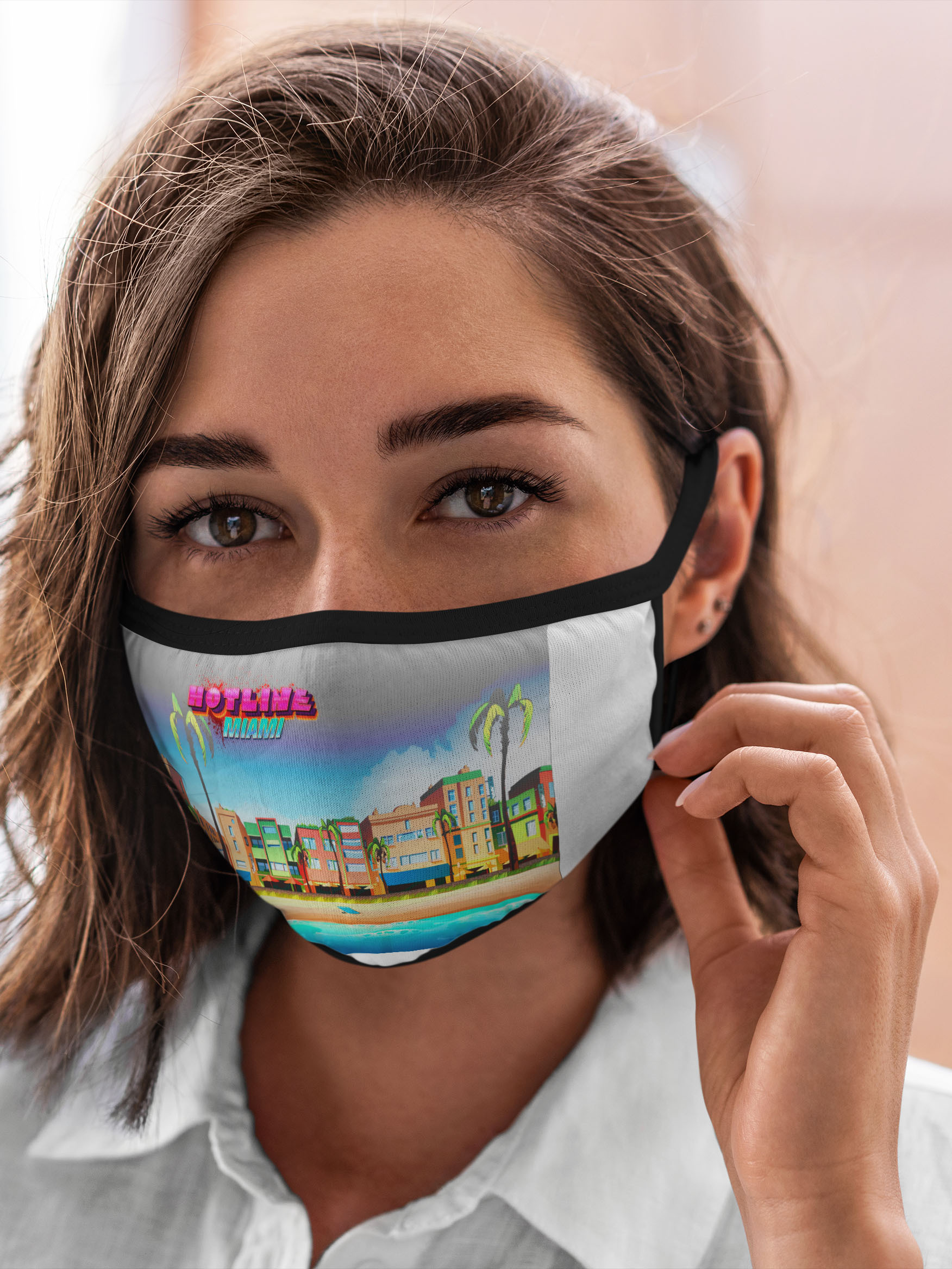 

Многоразовая маска унисекс Burnettie Hotline Miami, Разноцветный, Hotline Miami