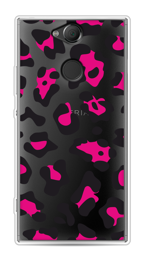 

Чехол на Sony Xperia XA2 "Pink cow spots", Черный;розовый, 53150-1