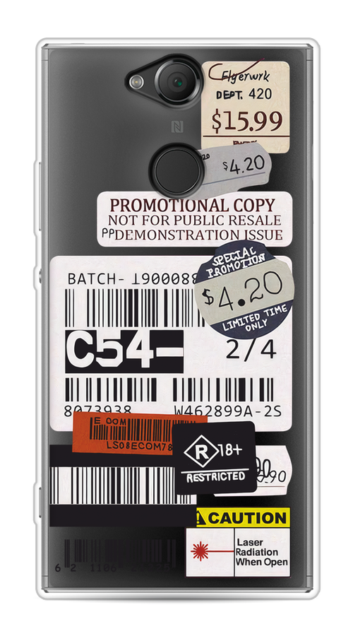

Чехол на Sony Xperia XA2 "Flight to Paris", Серый;бежевый, 53150-1