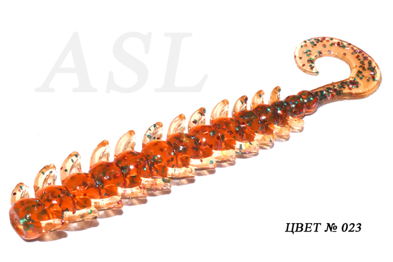 

Силиконовая приманка ASL Бакси цв. 023 L-7,5см 8шт/уп, Бакси