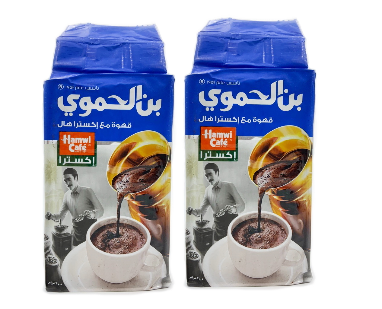 

Кофе Арабский молотый с кардамоном Hamwi Extra Cardamom Хамви Сирия, 500 гр 2 шт