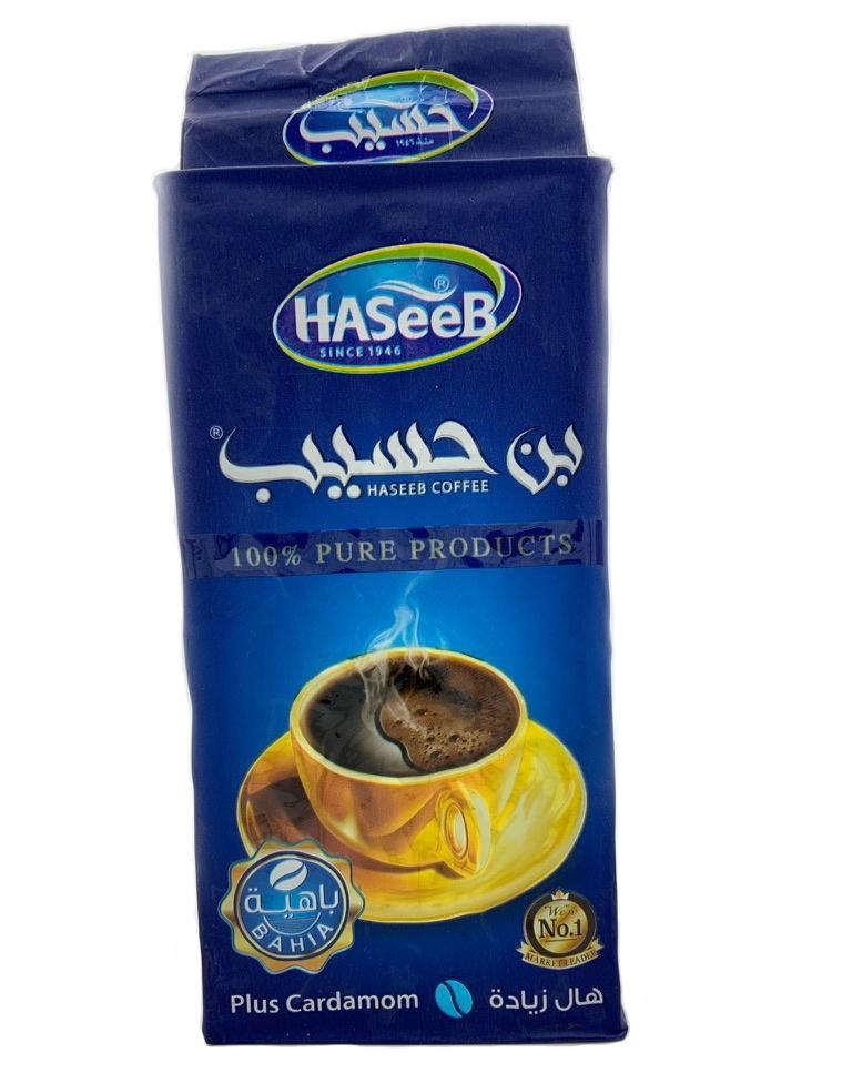Кофе Арабский молотый с кардамоном Haseeb Bahia Хасиб 200 гр