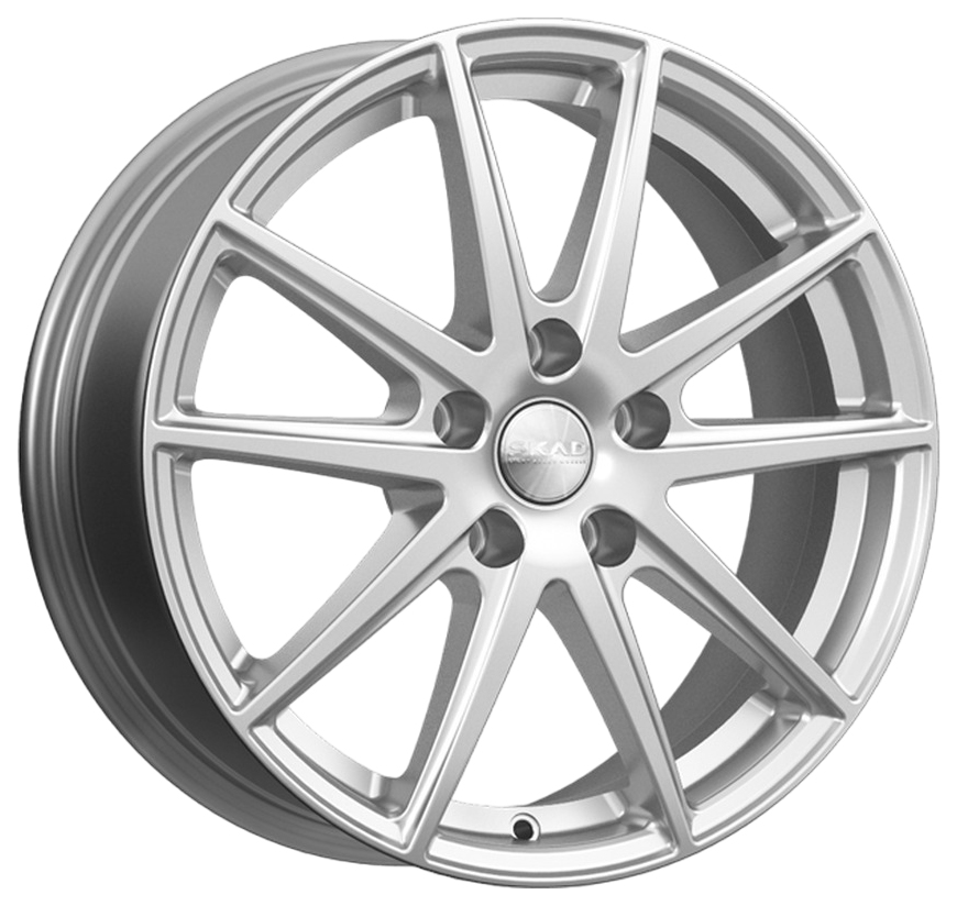 

Диск колесный Скад Амстердам Селена 7x17/5x112 D66.6 ET43, Серебристый