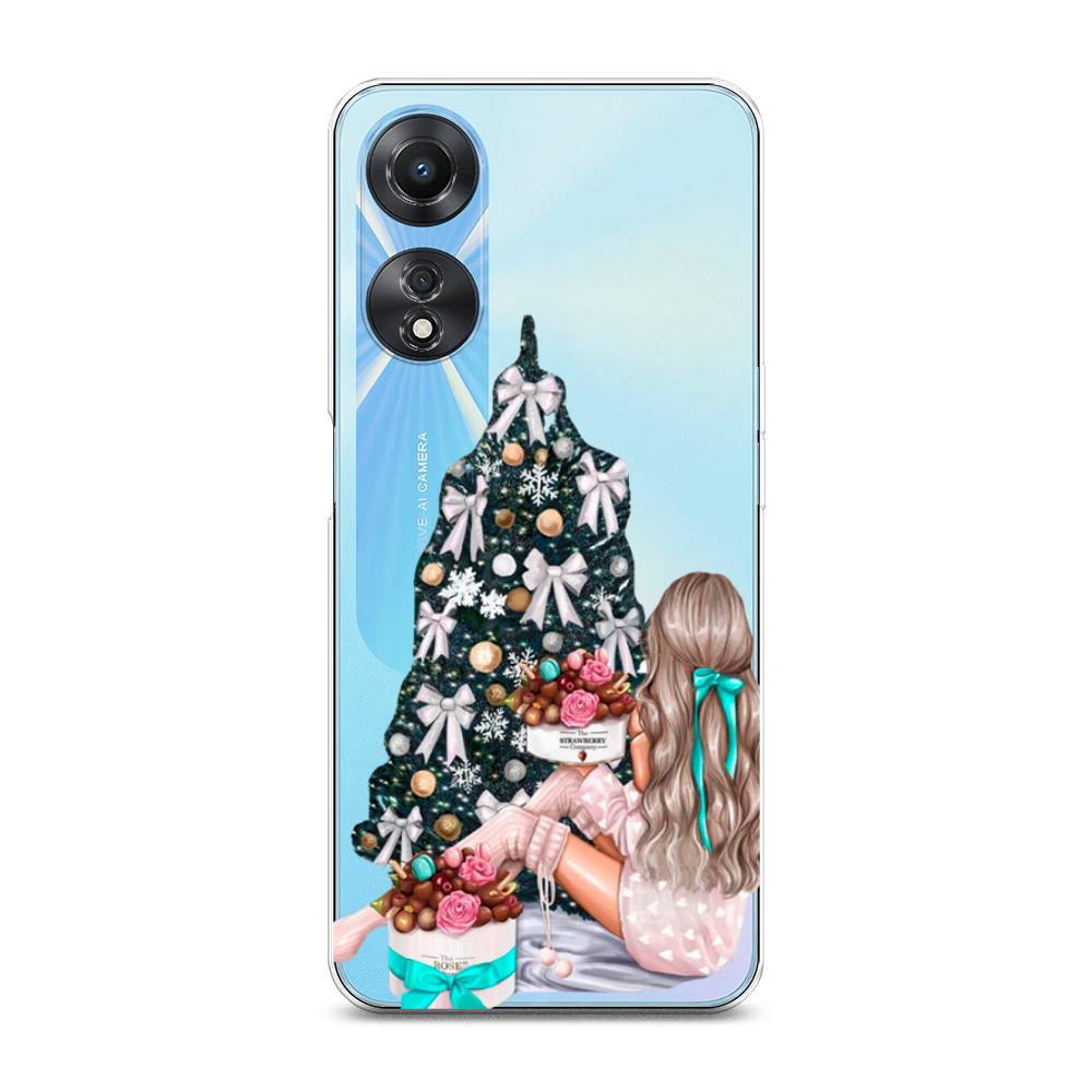 

Чехол на Oppo A58 5G "New Year", Зеленый;бежевый;голубой, 2512450-5