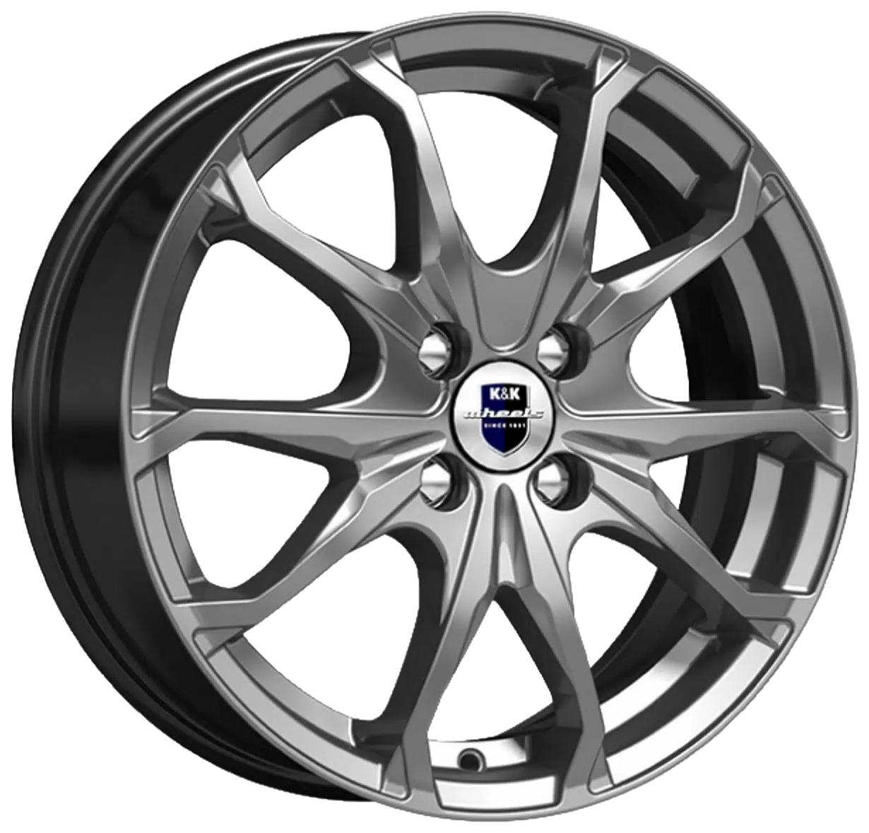 

Диск колесный K&k Brent-оригинал (КС733) Дарк платинум 6x16/4x100 D60.1 ET50, Серый