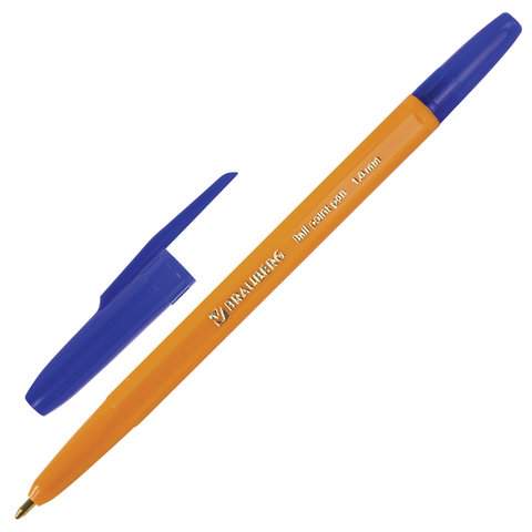 

Ручка шариковая Brauberg "Carina Orange" 141668, синяя, 0.5 мм, 50 штук