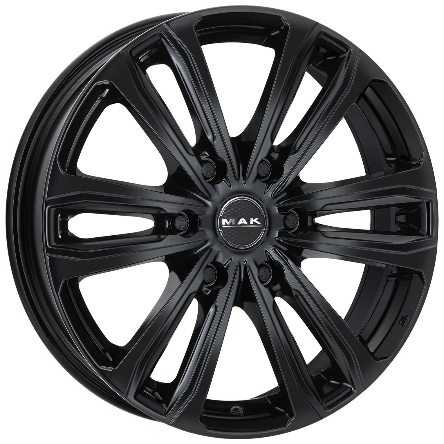 

Диск колесный Mak Safari 6 Gloss Black 7.5x17/6x114.3 D66.1 ET30