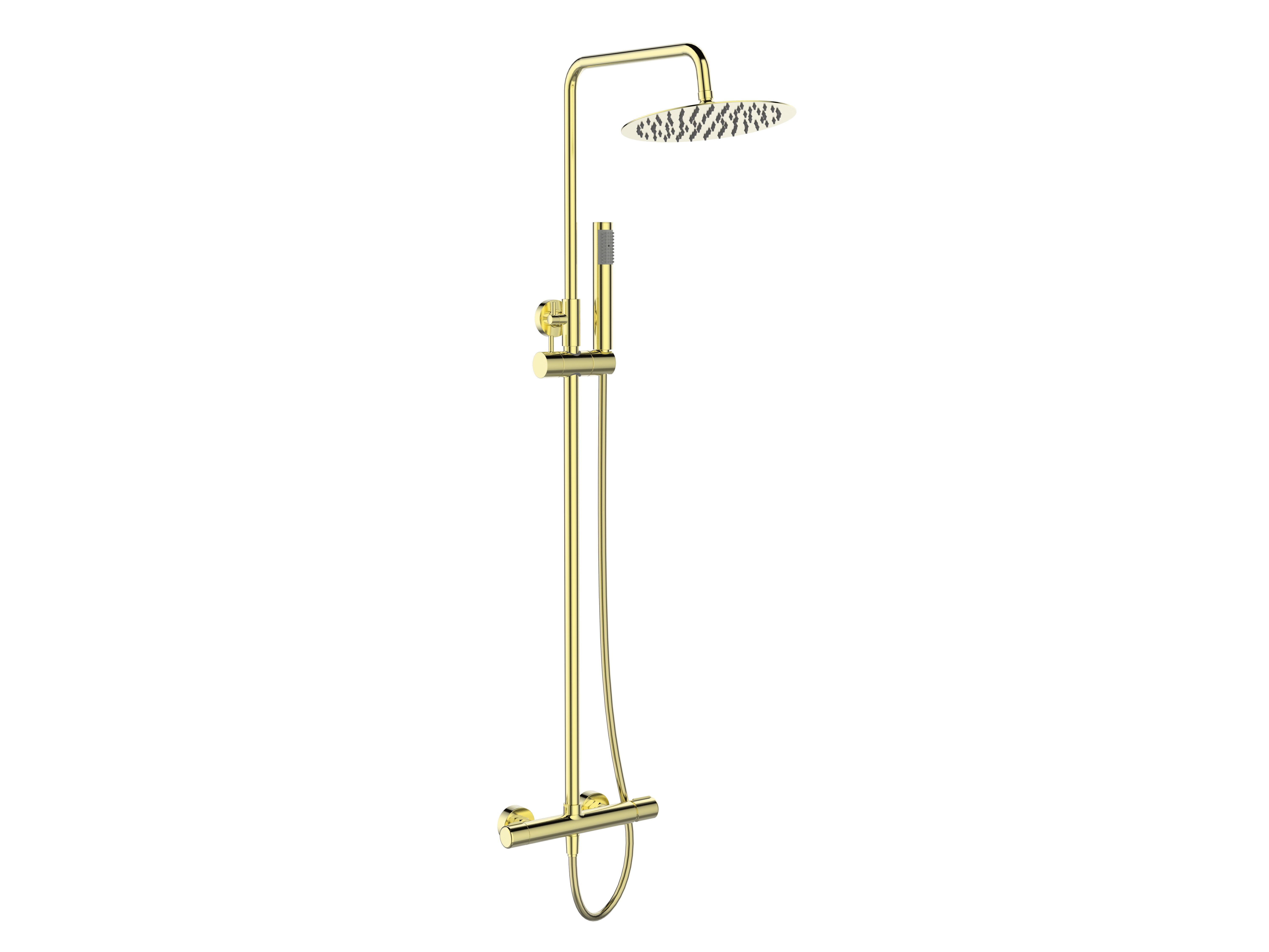 Душевая стойка BelBagno Uno (Oro)  UNO-DOCM-ORO