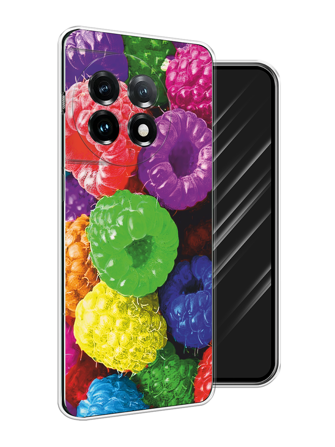 

Чехол Awog на OnePlus 11 "Разноцветная малина", Разноцветный, 153650-1