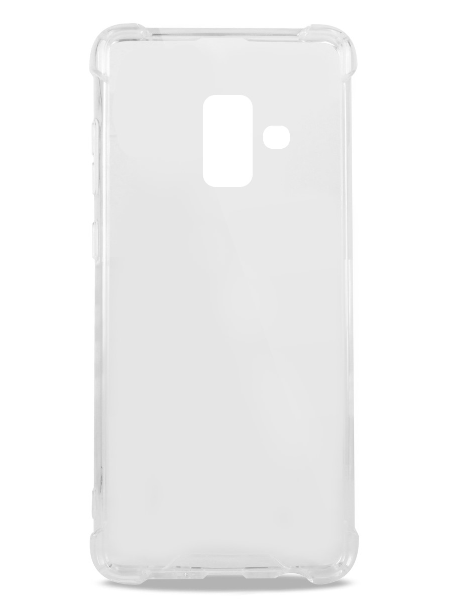

Чехол силиконовый для Samsung A605G, Galaxy A6 Plus (2018), усиленные края, прозрачный