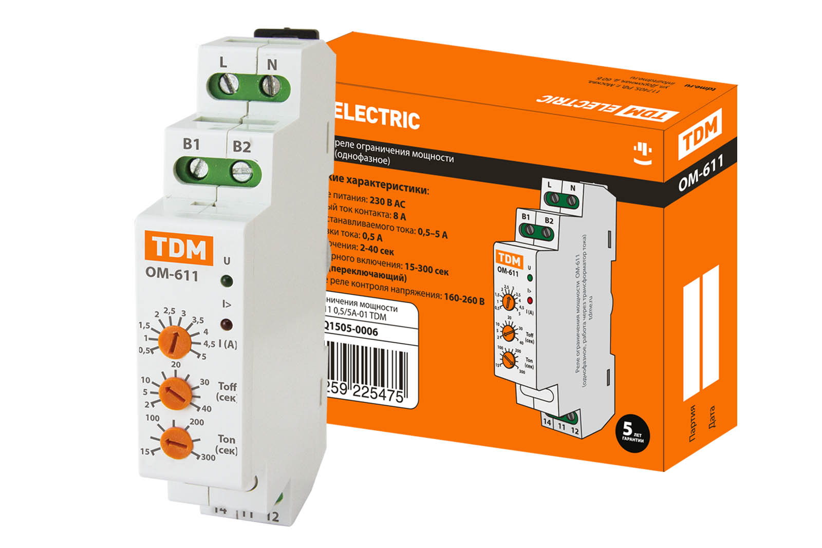 фото Реле tdm electric sq1505-0006