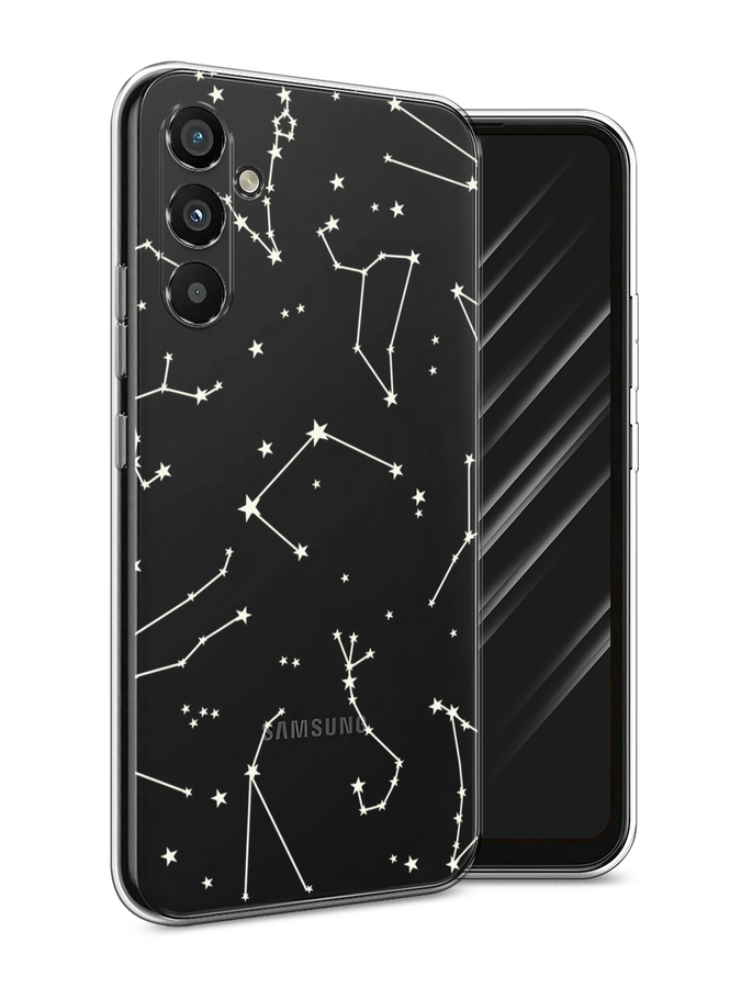 

Чехол Awog на Samsung Galaxy A34 "Созвездия", Прозрачный;серый;бежевый, 2107850-1