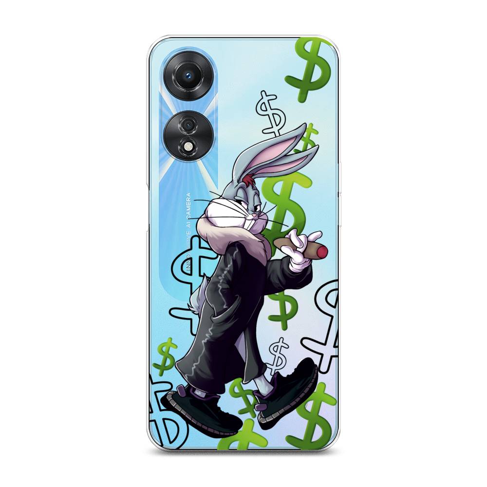 

Чехол на Oppo A58 5G "Rich Bugs Bunny", Зеленый;черный;голубой, 2512450-6