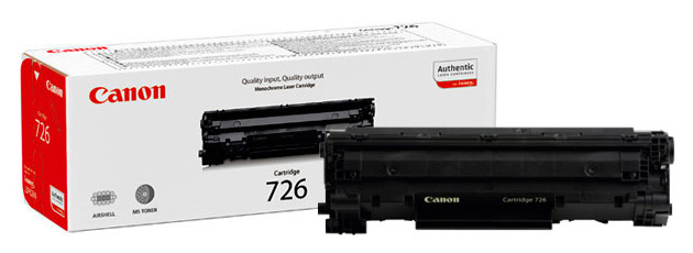 фото Картридж для лазерного принтера canon 726 черный, оригинал