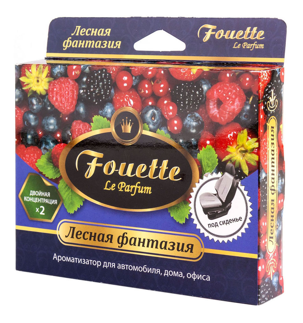 

Ароматизатор в машину Fouette Лесная фантазия, Черный, Лесная Фантазия