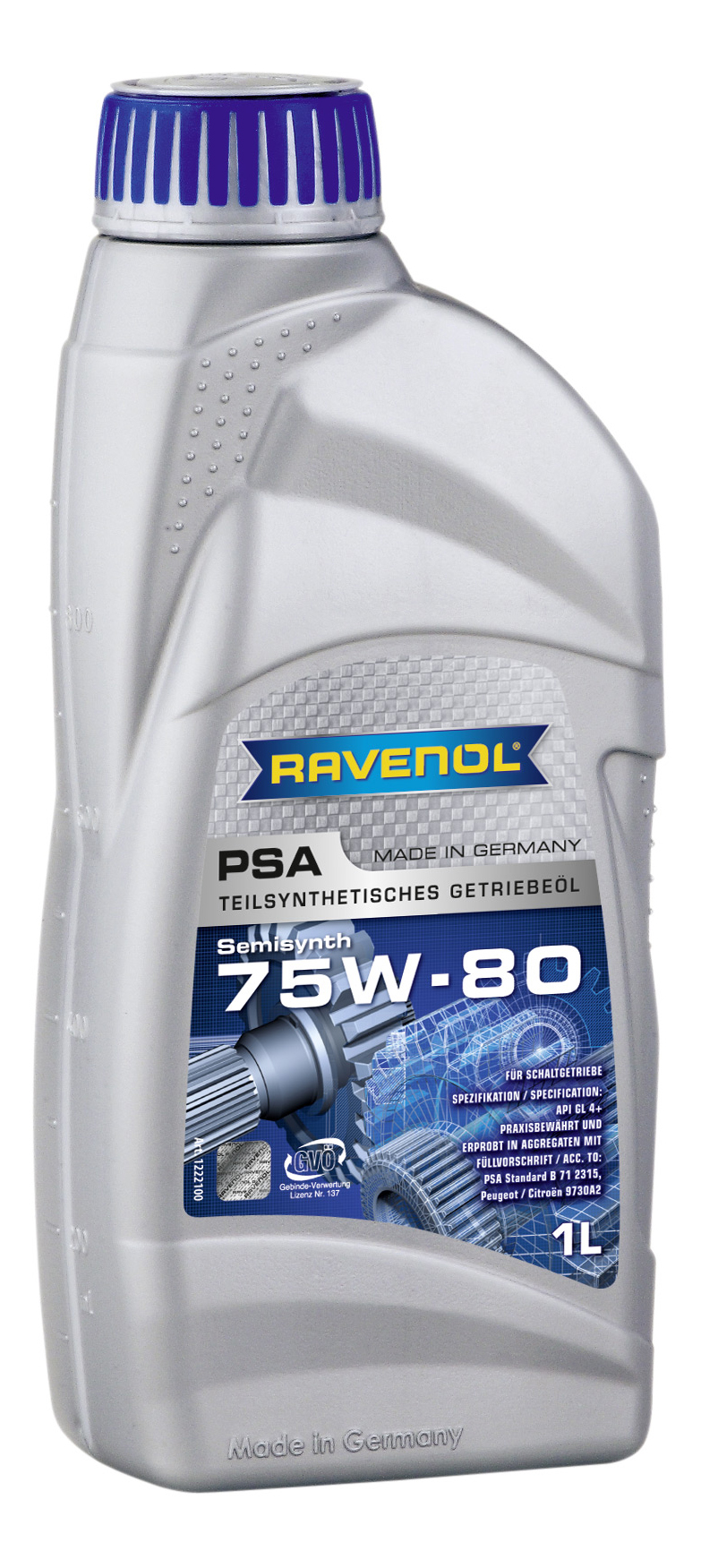 фото Трансмиссионное масло ravenol psa 75w80 1л 1222100-001